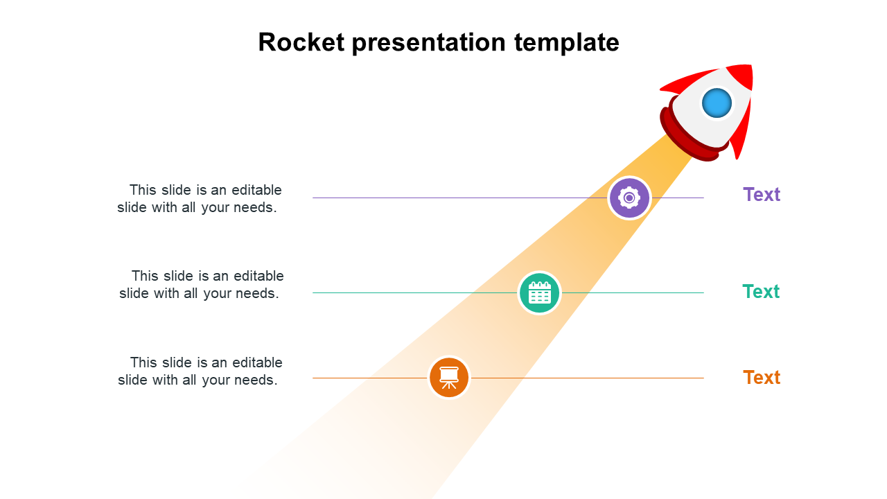 Rocket presentation template 